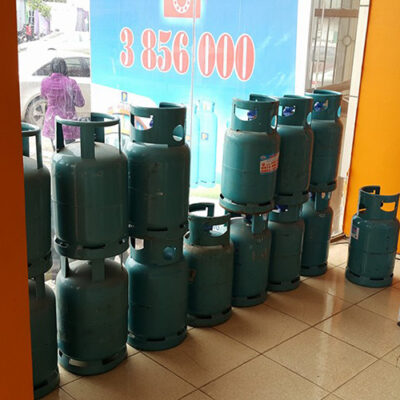 Gas Petrolimex chính hãng được bày bán tại cửa hàng gas