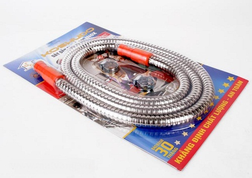 Dây dẫn gas chất liệu inox