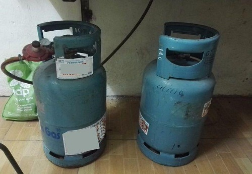 Bình gas cũ